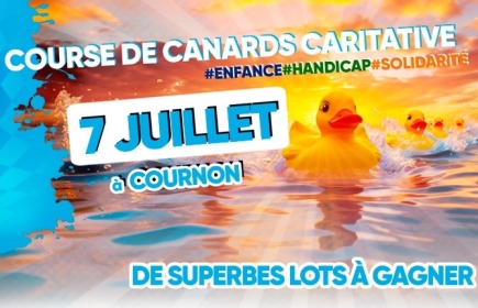 Course de canard sur l'Allier 
Action Rotary interclubs de l'agglomération de Clermont